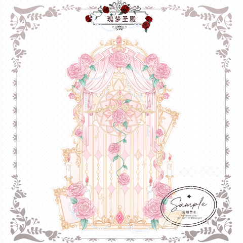 ［推し活グッズ］アクリル 背景 スタンド【GX85AU】