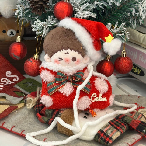 ［ぬい服］10cm 無属性 ぬいぐるみ用 お洋服【圣诞】