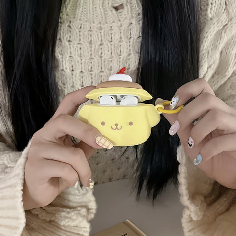 ［サンリオ ］ポムポムプリン イヤホンケース Airpods Pro 1/2/3/4
