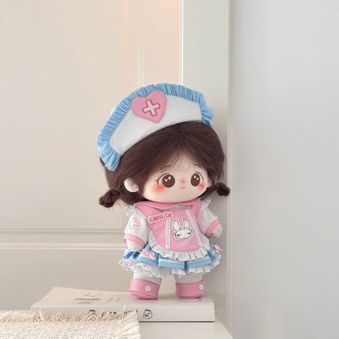 ［ぬい服］20cm 無属性 ぬいぐるみ用服【护士】