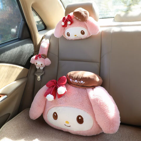 [サンリオ］マイメロディ カー用品 車 クッションセット【1Z2VPC】