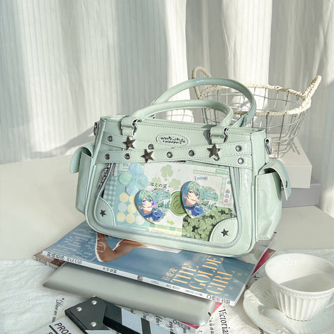 ［バッグ］痛バッグ 2way ショルダーバッグ Lサイズ【0ATGVM】