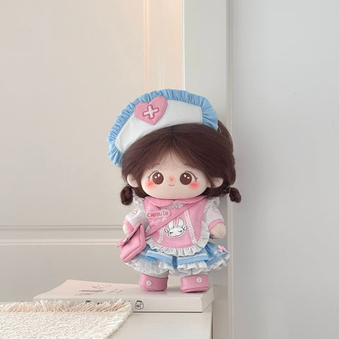 ［ぬい服］20cm 無属性 ぬいぐるみ用服【护士】