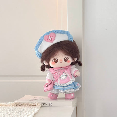［ぬい服］20cm 無属性 ぬいぐるみ用服【护士】