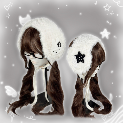 ［ファッション］ニット イヤーマフ 手袋【V8MQHP】