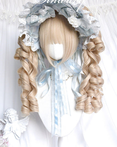 ［ウィッグ］ゴスロリ ツインテール 巻き髪【千层派】