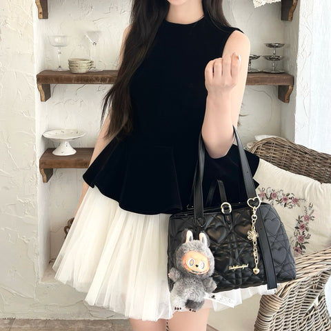 ［バッグ］キルティング バッグ【XK15O5】