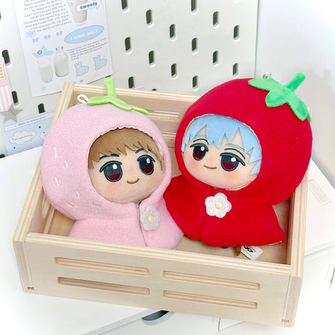 ［ぬい服］10cm 無属性 ぬいぐるみ用 お洋服【草莓】