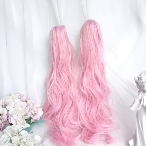 ［ウィッグ］ゴスロリ ツインテール 巻き髪【桃夭】