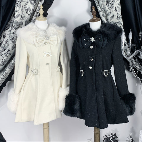 ［ファッション］地雷系 量産型 エコファーコート【35BQQY】