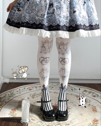 ［ファッション］ ロリータ フレーム タイツ 靴下【T8MC7W】