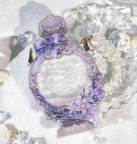 ［推し活グッズ］缶バッジ アクリルフレーム 58/75mm【BWN70R】