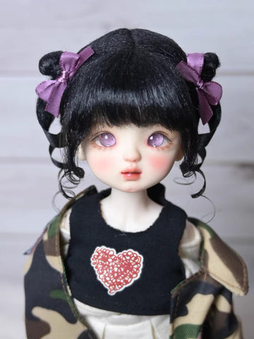 ［BJD小物］1/3 1/4 1/6 1/8 1/12 ドール用ウィッグ【9GSCZ7】