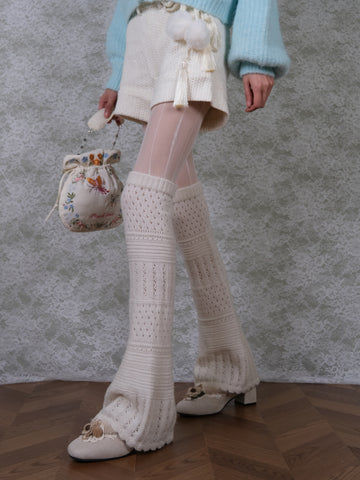 ［ファッション］ベルボトム レッグウォーマー 靴下【WQ98F4】