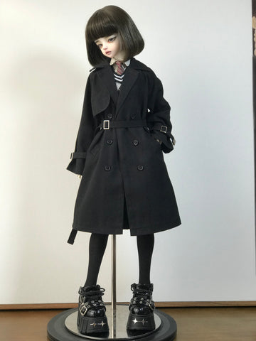 ［BJD服］1/4 kumako ドール用 トレンチコート 衣装セット【9AL1YZ】