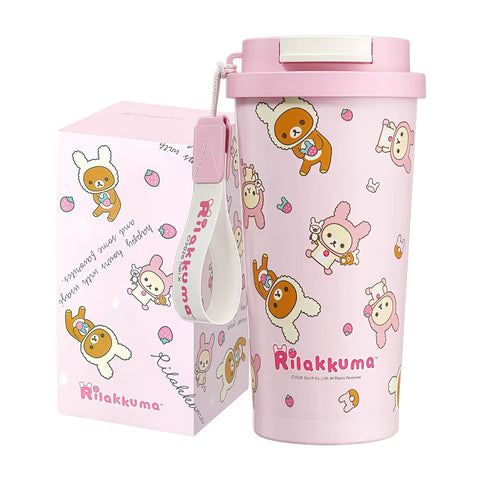 ［キャラグッズ］リラックマ 正規品 ボトル タンブラー 保温保冷 500ml【5NMJ6U】