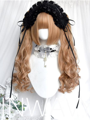 ［ウィッグ］ゴスロリ ツインテール 巻き髪【狂想星】