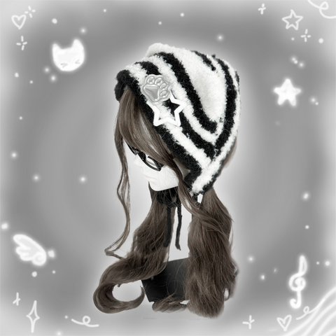 ［ファッション］サブカル 猫耳 ニット 帽子【2YT1CO】