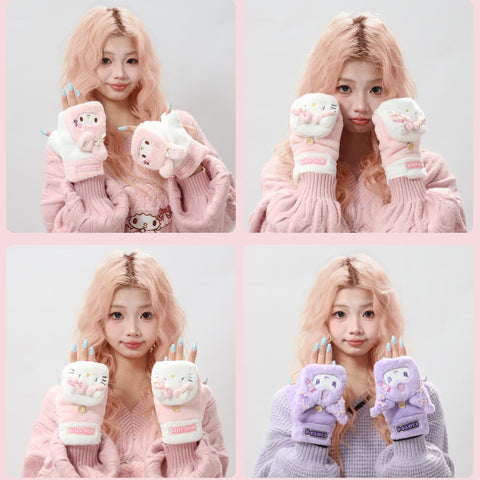 [サンリオ］正規品 防寒 手袋 全3種【KX1O81】