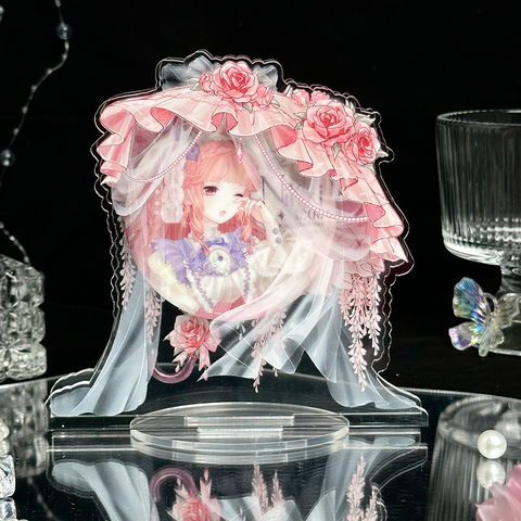 ［推し活グッズ］缶バッジ用アクリルスタンド【KMDJ1U】