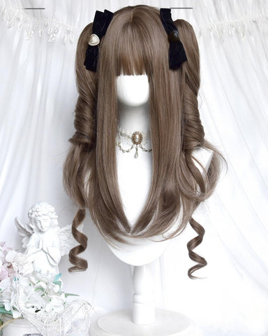 ［ウィッグ］ゴスロリ ツインテール 巻き髪【油画系】