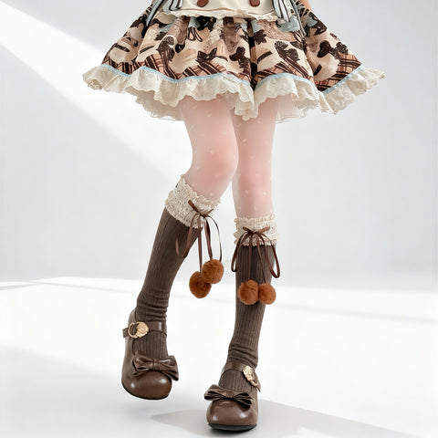 ［ファッション］ファーレッグウォーマー 靴下【JH3GZH】