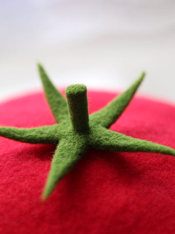 ［ファッション］トマト ベレー帽【49BU5L】