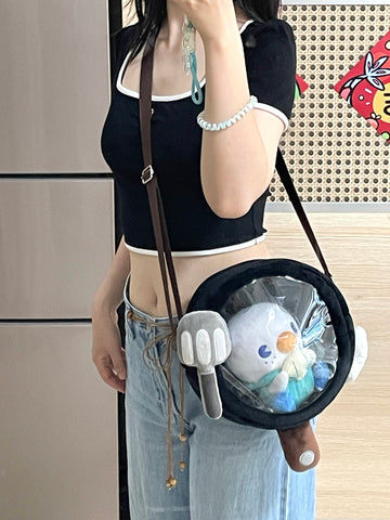 ［バッグ］10/20cm ぬいぐるみ用 フライパン 痛バッグ【3EY5BX】