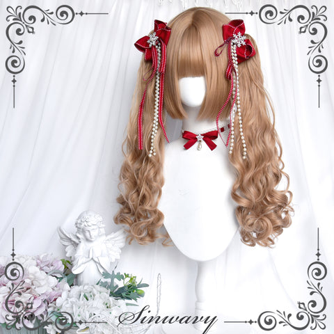 ［ウィッグ］ゴスロリ ツインテール 巻き髪【狂想星】