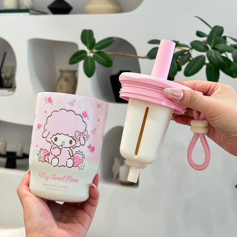 ［サンリオ］正規品 ボトル 保温保冷 450ml 全4種【DI8ODS】