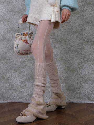［ファッション］ベルボトム レッグウォーマー靴下【0PRTPZ】