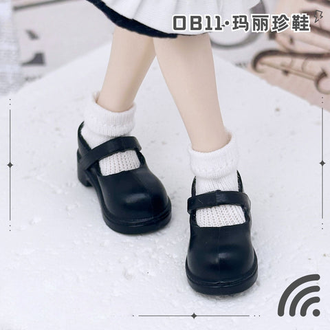 ［BJD服］ob11 1/12 ドール用 シューズ 靴 パンプス ローファー【V2R6O5】