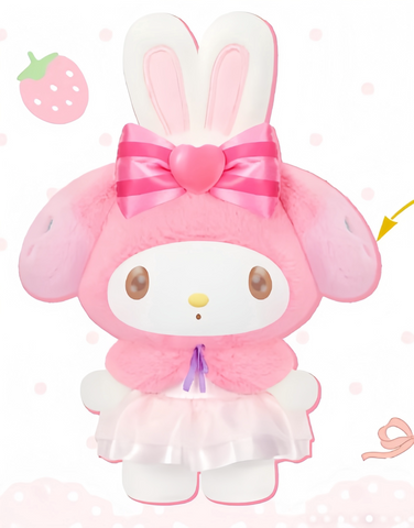 ［サンリオ］マイメロディ トレーディングぬいぐるみ 中身確認【甜梦】