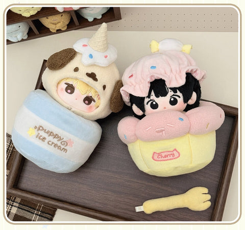 ［ぬい服］10cm 無属性 ぬいぐるみ用 お洋服【甜品】