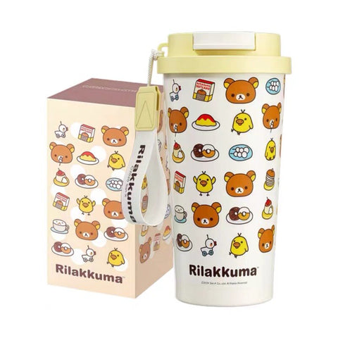 ［キャラグッズ］リラックマ 正規品 ボトル タンブラー 保温保冷 500ml【5NMJ6U】