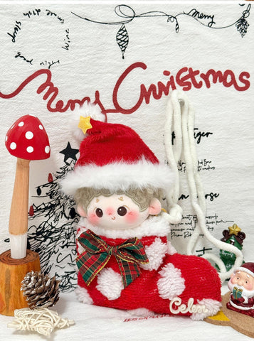 ［ぬい服］10cm 無属性 ぬいぐるみ用 お洋服【圣诞】