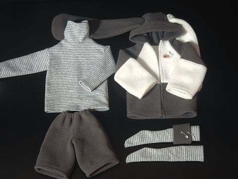 ［BJD服］1/4 1/5 1/6 ドール用 衣装セット【北极兔】