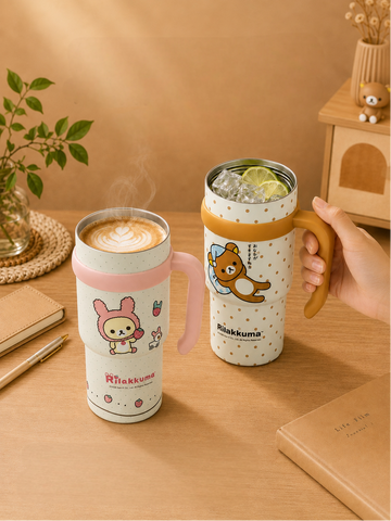 ［キャラグッズ］リラックマ 正規品 ボトル 保温保冷 730ml【C8B3TZ】