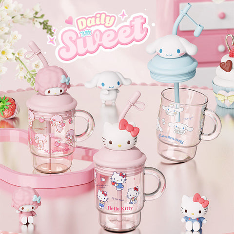 ［サンリオ］ガラス タンブラー 600ml 全3種