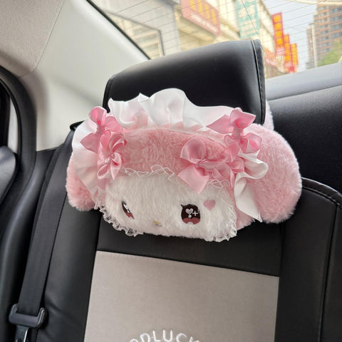[サンリオ］マイメロディ＆ピアノ カー用品 車 クッションセット【KWT2PA】