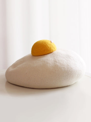 ［ファッション］焼き卵 ベレー帽【6T0XU4】