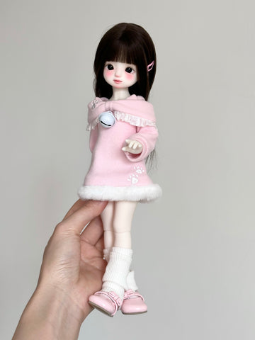 ［BJD服］1/6 1/4 ドール用 ワンピース【猫步】