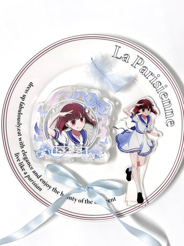 ［推し活グッズ］缶バッジ用アクリルフレーム 58mm【W7DGND】