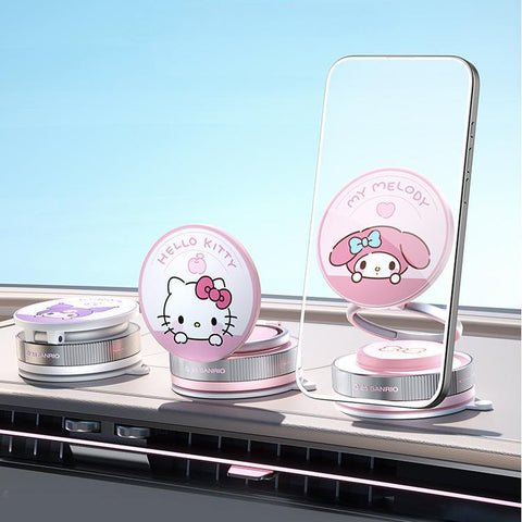 [サンリオ］カー用品 車 マグネット スマホホルダー【BG4JYN】