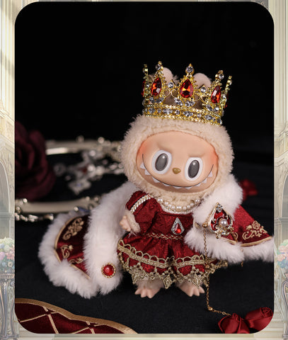 ［ぬい服］10cm 無属性 ぬいぐるみ用 お洋服【女王】