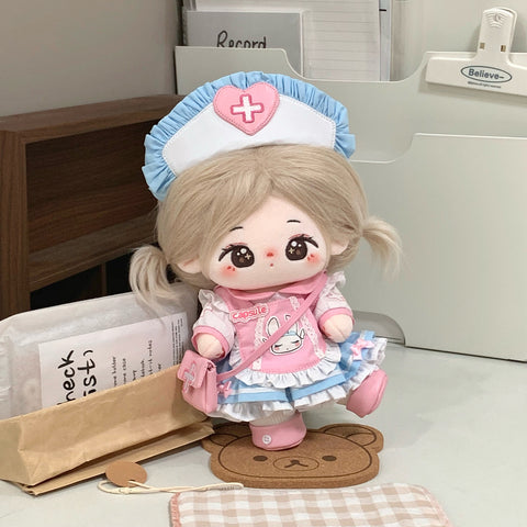 ［ぬい服］20cm 無属性 ぬいぐるみ用服【护士】