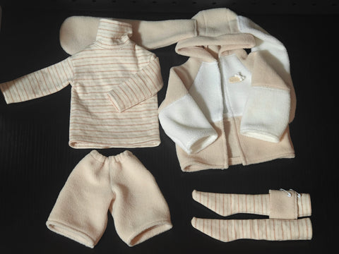 ［BJD服］1/4 1/5 1/6 ドール用 衣装セット【北极兔】