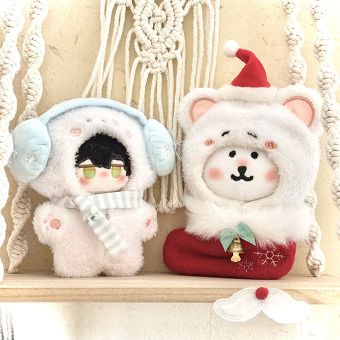 ［ぬい服］10cm 無属性 ぬいぐるみ用 お洋服【圣诞】