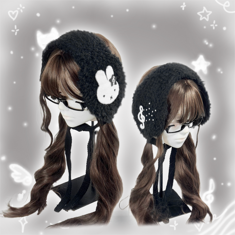 ［ファッション］ニット イヤーマフ 手袋【V8MQHP】