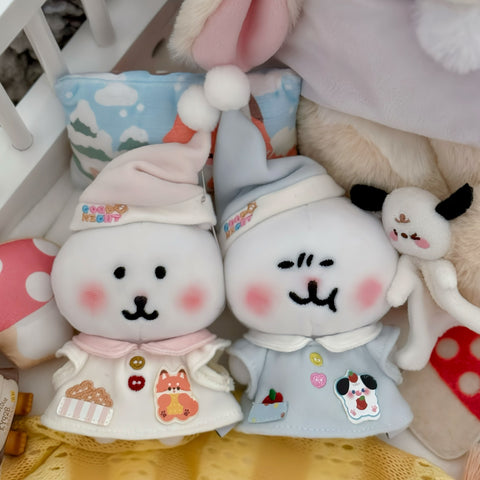 ［ぬい服］10/20cm 無属性 ぬいぐるみ用服【睡衣】